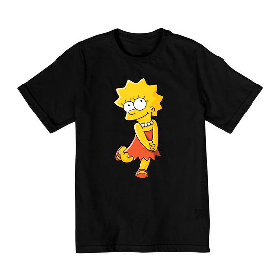 Camiseta Infantil (10 a 14 anos) - Lisa Simpson