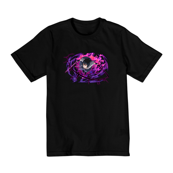 Camiseta Infantil (10 a 14 anos) - Naruto (Sasuke)