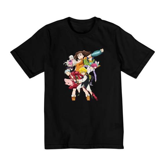 Camiseta Infantil (10 a 14 anos) -  Nanatsu no Taizai