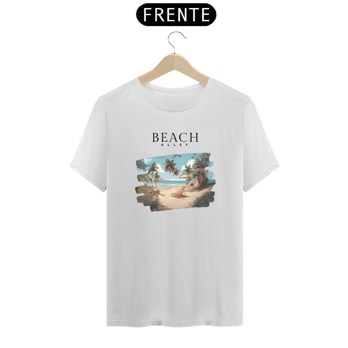 Nome do produto: Camiseta Paradise Beach Alley Branca