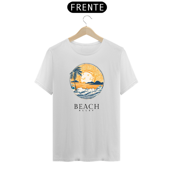 Camiseta Sunset Graphic Beach Alley Branca