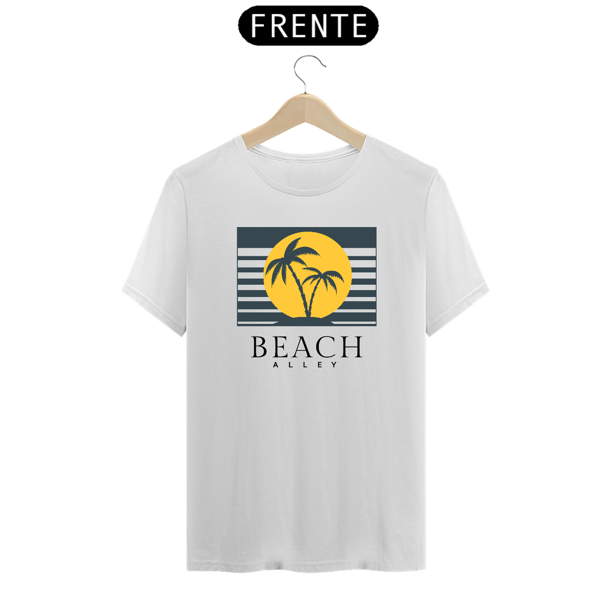 Nome do produto: Camiseta Beach Screen Branca