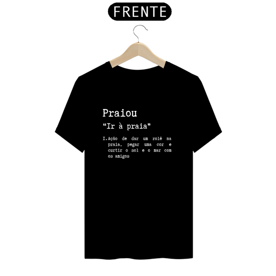 Camiseta Praiou Preta