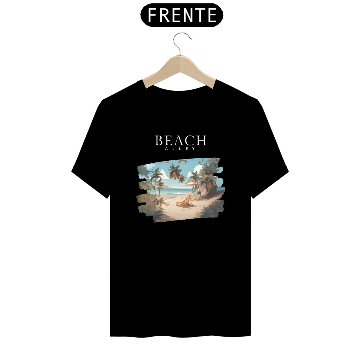 Nome do produto: Camiseta Paradise Beach Alley Preta