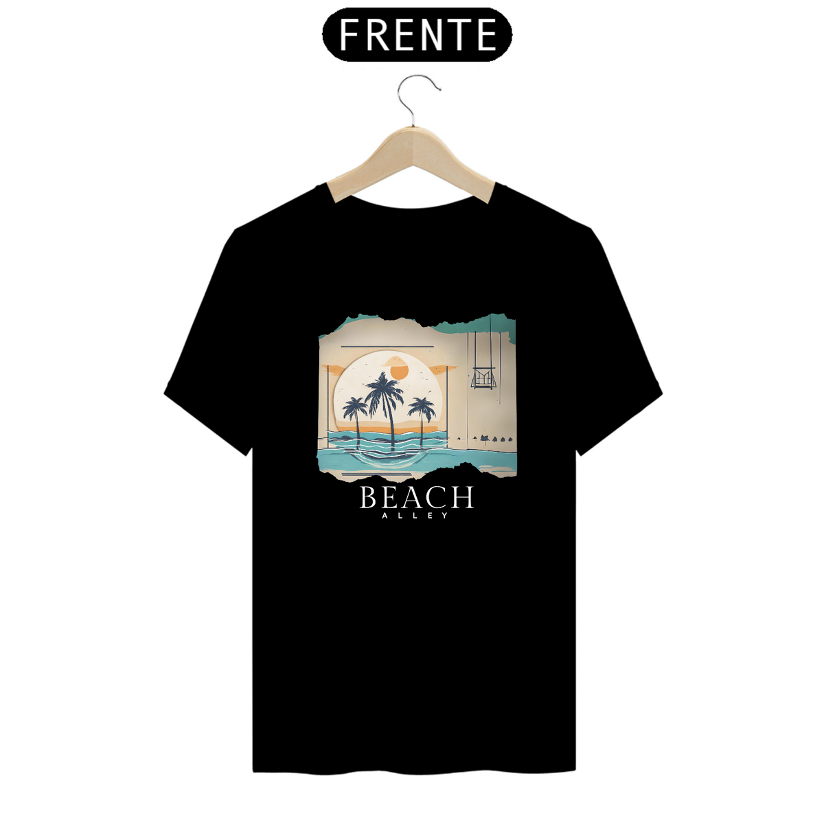 Nome do produto: Camiseta Treasure Beach Alley Preta