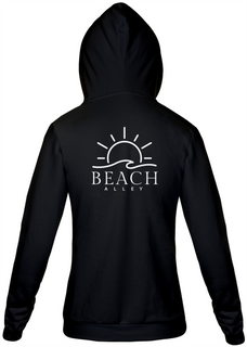 Nome do produtoMoletom com Ziper Unisex Beach Alley Preto