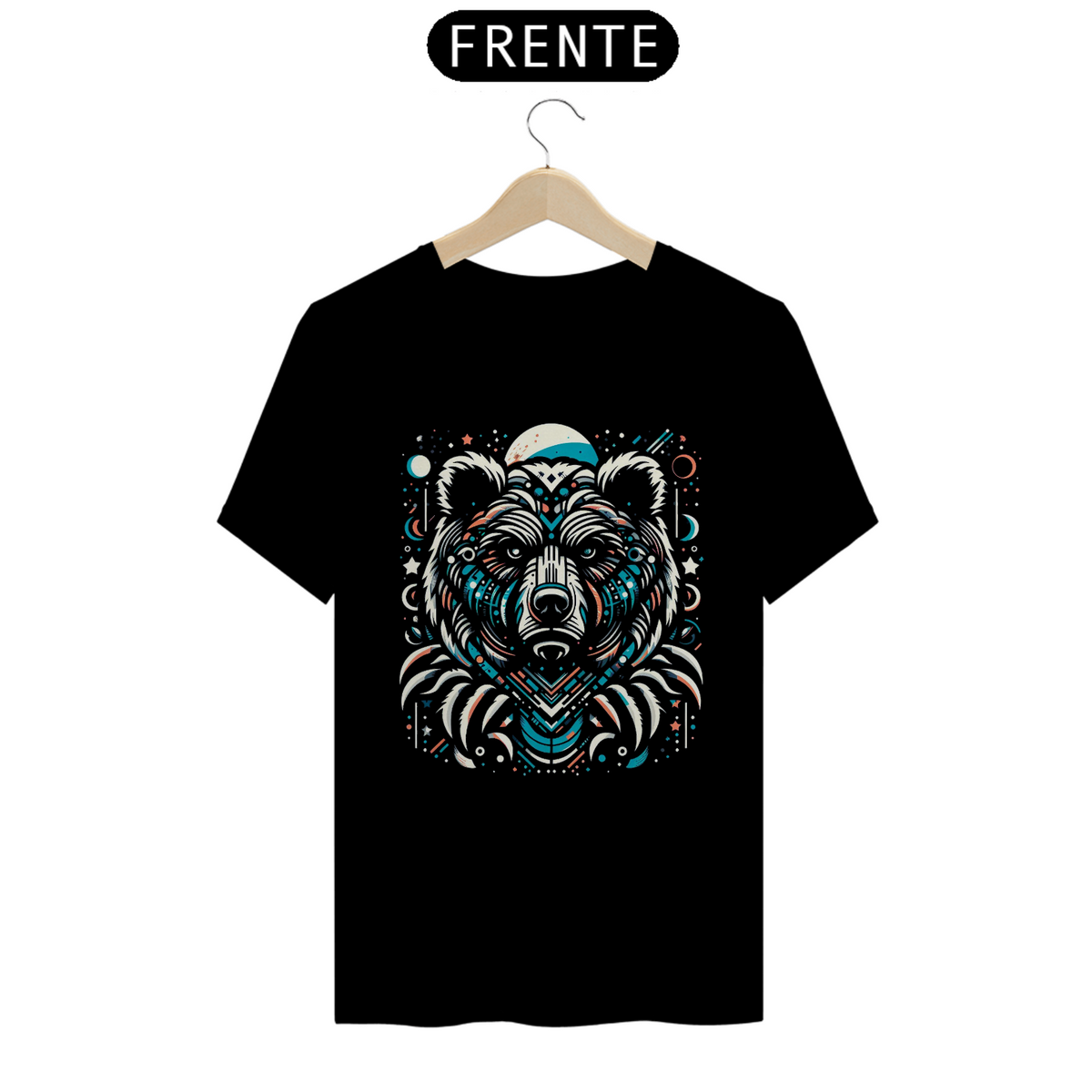 Nome do produto: T-Shirt Urso Cósmico