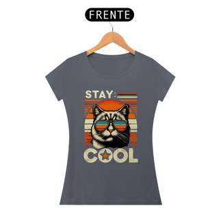 Nome do produtoCAMISETA BABY LONG ALGODÃO PIMA CAT, STAY COOL 