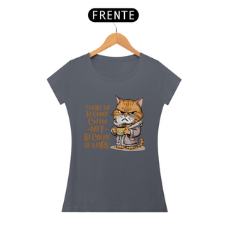 Nome do produtoCAMISETA BABY LONG PIMA, CAT COFFEE