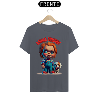 Nome do produtoCAMISETA T-SHIRT CLASSIC DOG, LINHA FILME CHUCKY BRINCA COMIGO