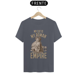 Nome do produtoCAMISETA T-SHIRT PIMA, MY CAT IS MY ROMAN