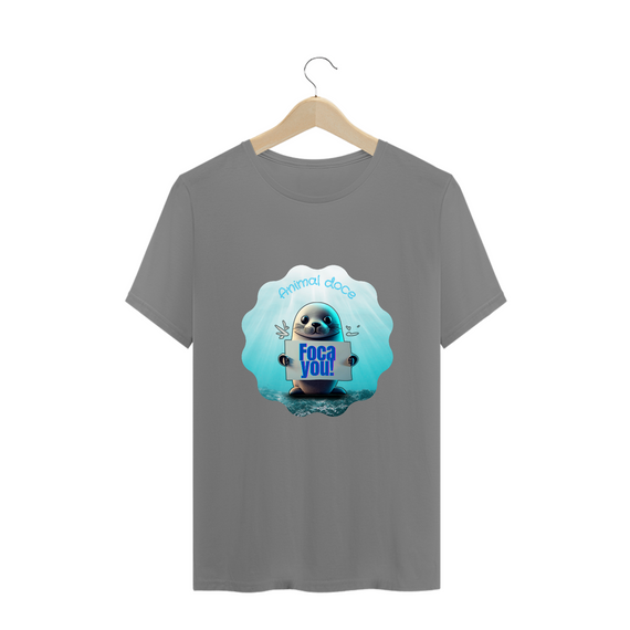 CAMISETA T-SHIRT  PLUS SIZE, FOCA YOU