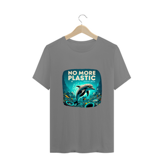 Nome do produtoCAMISETA T-SHIRT PLUS SIZE, DOLPHIN NO MORE PLASTIC 