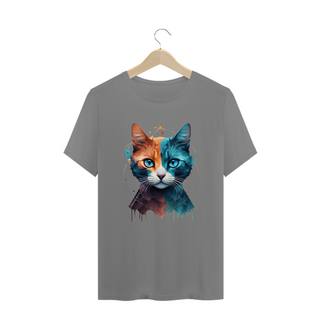 Nome do produtoCAMISETA T-SHIRT PLUS SIZE, COLORFUL CAT