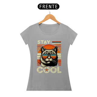 Nome do produtoCAMISETA BABY LONG CLASSIC CAT, STAY COOL