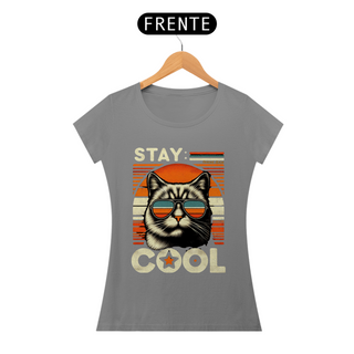 Nome do produtoCAMISETA BABY LONG QUALITY CAT, STAY COOL