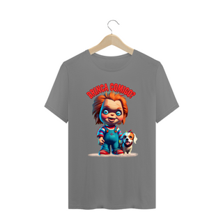 Nome do produtoCAMISETA BABY LONG PRIME DOG, LINHA FILME VERSAO FOFINHA CHUCKY BRINCA COMIGO