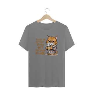 Nome do produtoCAMISETA T-SHIRT PLUS SIZE, CAT COFFEE