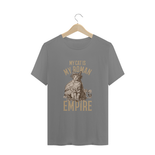 Nome do produtoCAMISETA T-SHIRT PLUS SIZE, MY CAT IS MY ROMAN