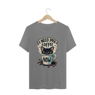 Nome do produtoCAMISETA T-SHIRT PLUS SIZE, CAT COFFEE