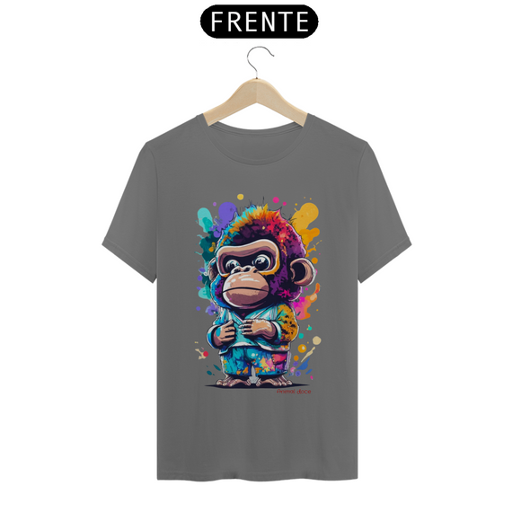 CAMISETA T-SHIRT ESTONADA, KING MONKEY