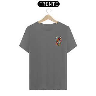 Nome do produtoCAMISETA T-SHIRT ESTONADA MINIMALISTA, COLOR FOX