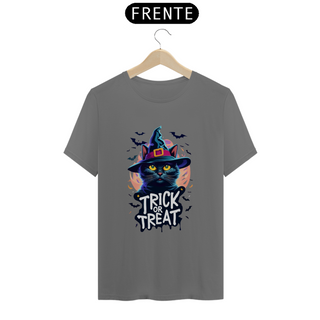 Nome do produtoCAMISETA T-SHIRT ESTONADA, BLACK CAT TRICK OR TREAT