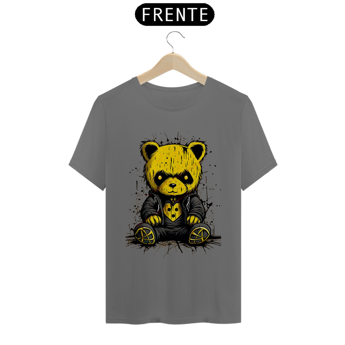 Nome do produto: CAMISETA T-SHIRT ESTONADA, EMO BEAR