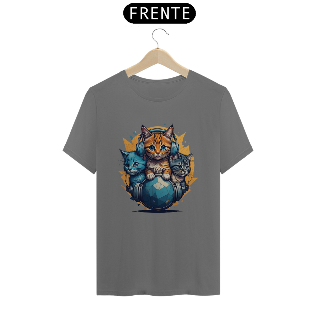 Nome do produto: CAMISETA T-SHIRT ESTONADA, CAT