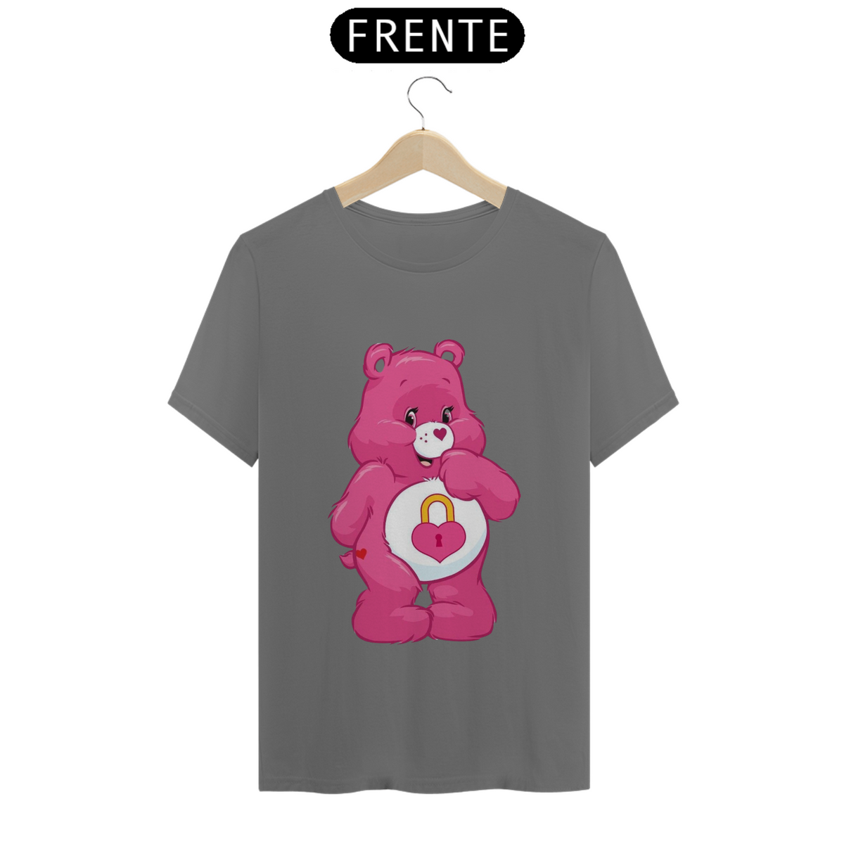 Nome do produto: CAMISETA T-SHIRT ESTONADA, URSINHO LOVE