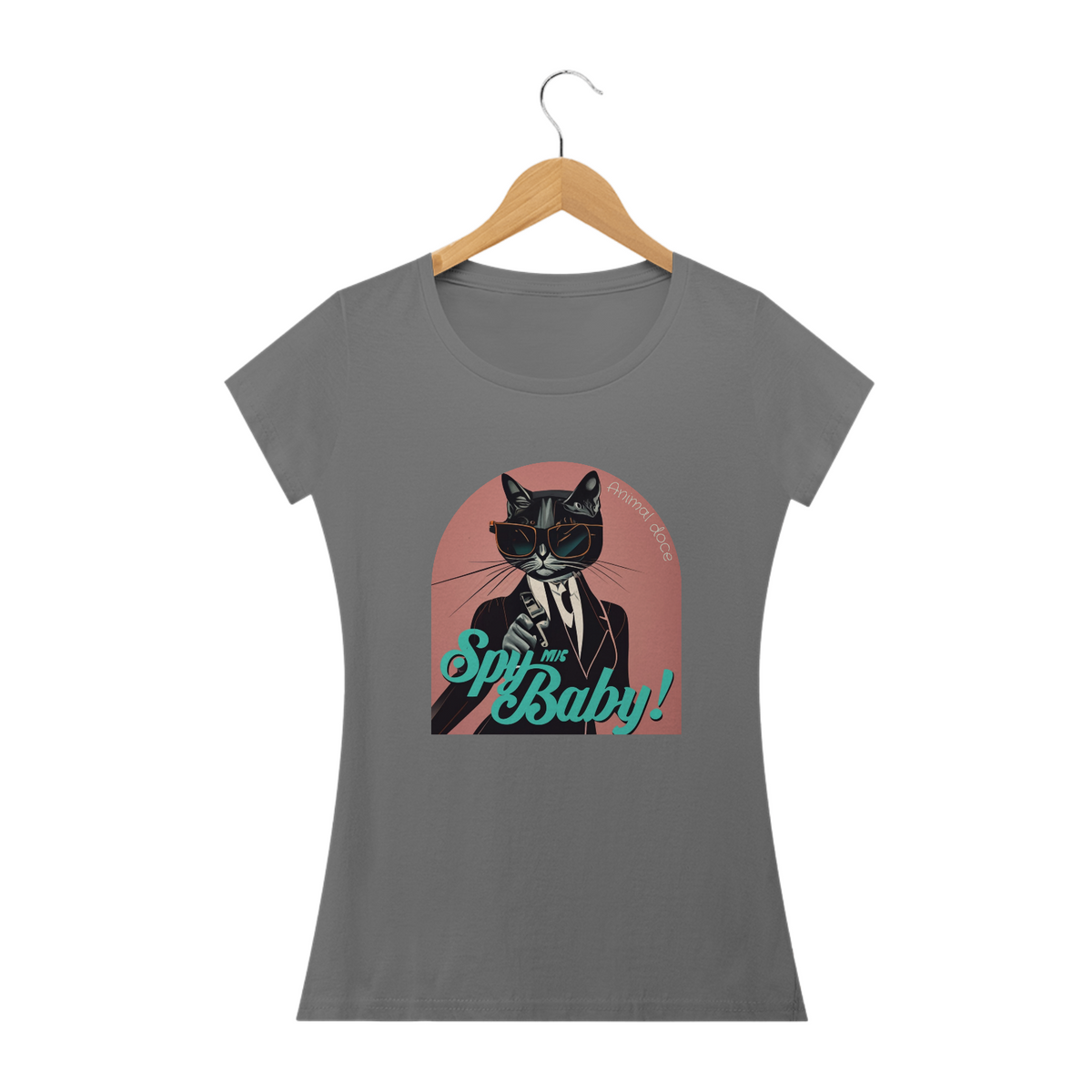 Nome do produto: CAMISETA, BABY LONG ESTONANDA CAT, SPY ME BABY