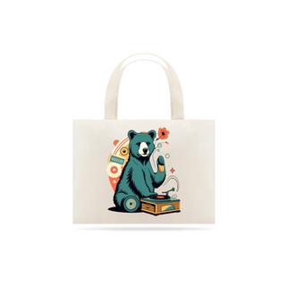 ECO BAG GRANDE CRU BEAR, 100% ALGODAO, MEDIDA 40X35CM