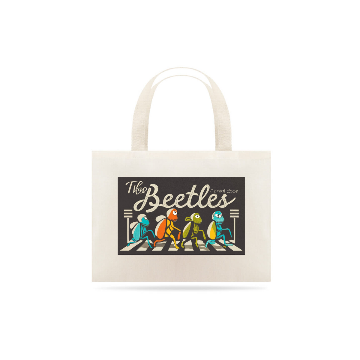 Nome do produto: ECOBAG GRANDE CRU,THE BEETLES, 100% ALGODAO, P-M-G