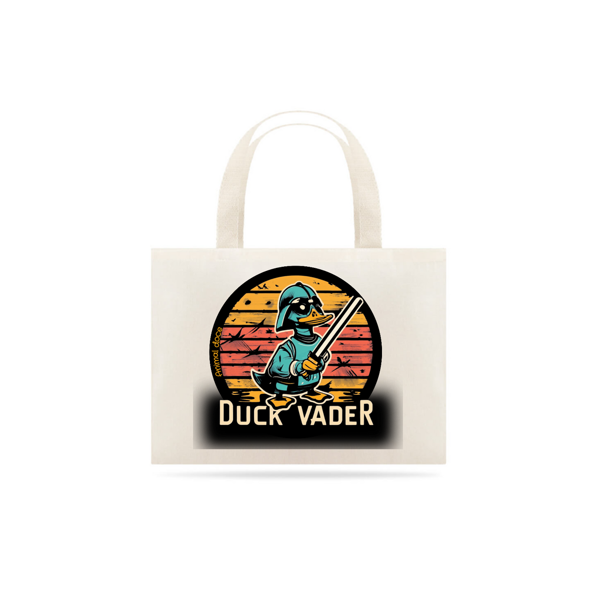 Nome do produto: ECOBAG GRANDE CRU, DUCK VADER STAR WARS, 100%ALGODAO