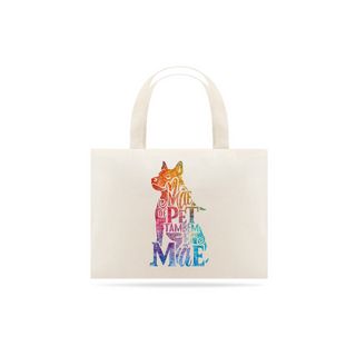 Nome do produtoECO BAG GRANDE CRU CAT, MÃE DE PET TAMBÉM E MÃE, 100%ALGODAO, MEDIDA 40X35CM