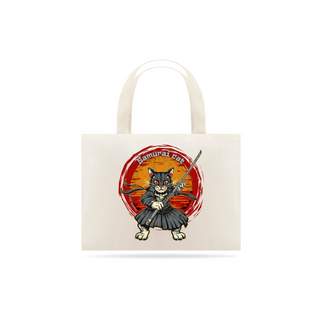 Nome do produtoECOBAG GRANDE CRU, SAMURAI CAT, 100%ALGODAO