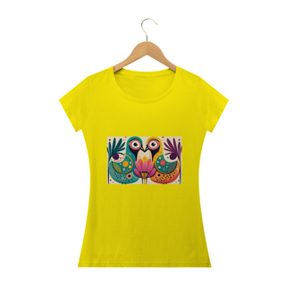 Nome do produtoCAMISERA BABY LONG CLASSIC, COLORFUL BIRDS