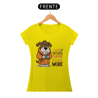 Nome do produtoCAMISETA BABY LONG QUALITY, DOG COFFEE