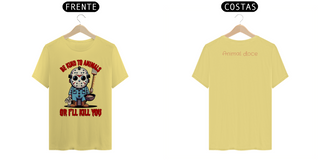 Nome do produtoCAMISETA T-SHIRT ESTONADA DOG F/V, JASON BE KIND SEXTA FEIRA 13