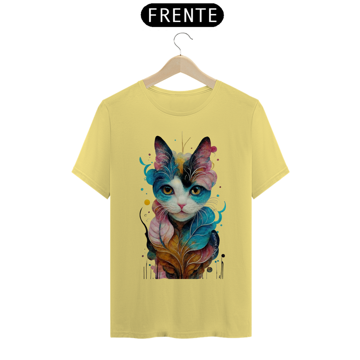 Nome do produto: CAMISETA T-SHIRT ESTONADA, LEAF CAT