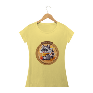 Nome do produtoCAMISETA BABY LONG ESTONADA, RACOON