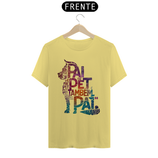 Nome do produtoCAMISETA T-SHIRT ESTONADA DOG, PAI DE PET TAMBÉM E PAI