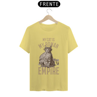 Nome do produtoCAMISETA T-SHIRT ESTONADA, MY CAT IS MY ROMAN