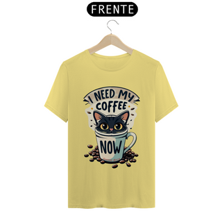 Nome do produtoCAMISETA T-SHIRT ESTONADA, I NEED COFFEE NOW