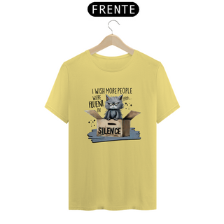 Nome do produtoCAMISETA T-SHIRT ESTONADA, CAT SILENCE