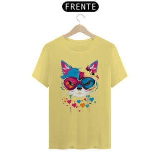 Nome do produtoCAMISETA T-SHIRT ESTONADA, CAT LOVER