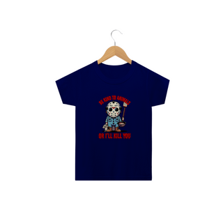 Nome do produtoCAMISETA CLASSIC  INFANTIL DOG, LINHA FILME JASON BE KIND TO ANIMALS SEXTA FEIRA 13-2 A 14 ANOS