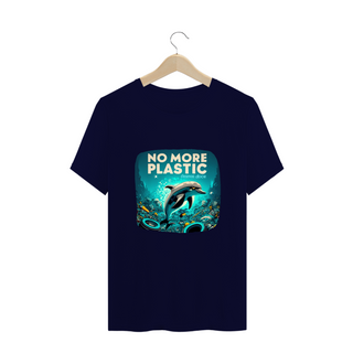 Nome do produtoCAMISETA T-SHIRT PLUS SIZE, DOLPHIN NO MORE PLASTIC 