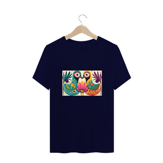 Nome do produtoCAMISETA T-SHIRT PLUS SIZE, COLORFUL BIRDS