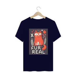 Nome do produtoCAMISETA T-SHIRT PLUS SIZE, CAT FUR REAL 